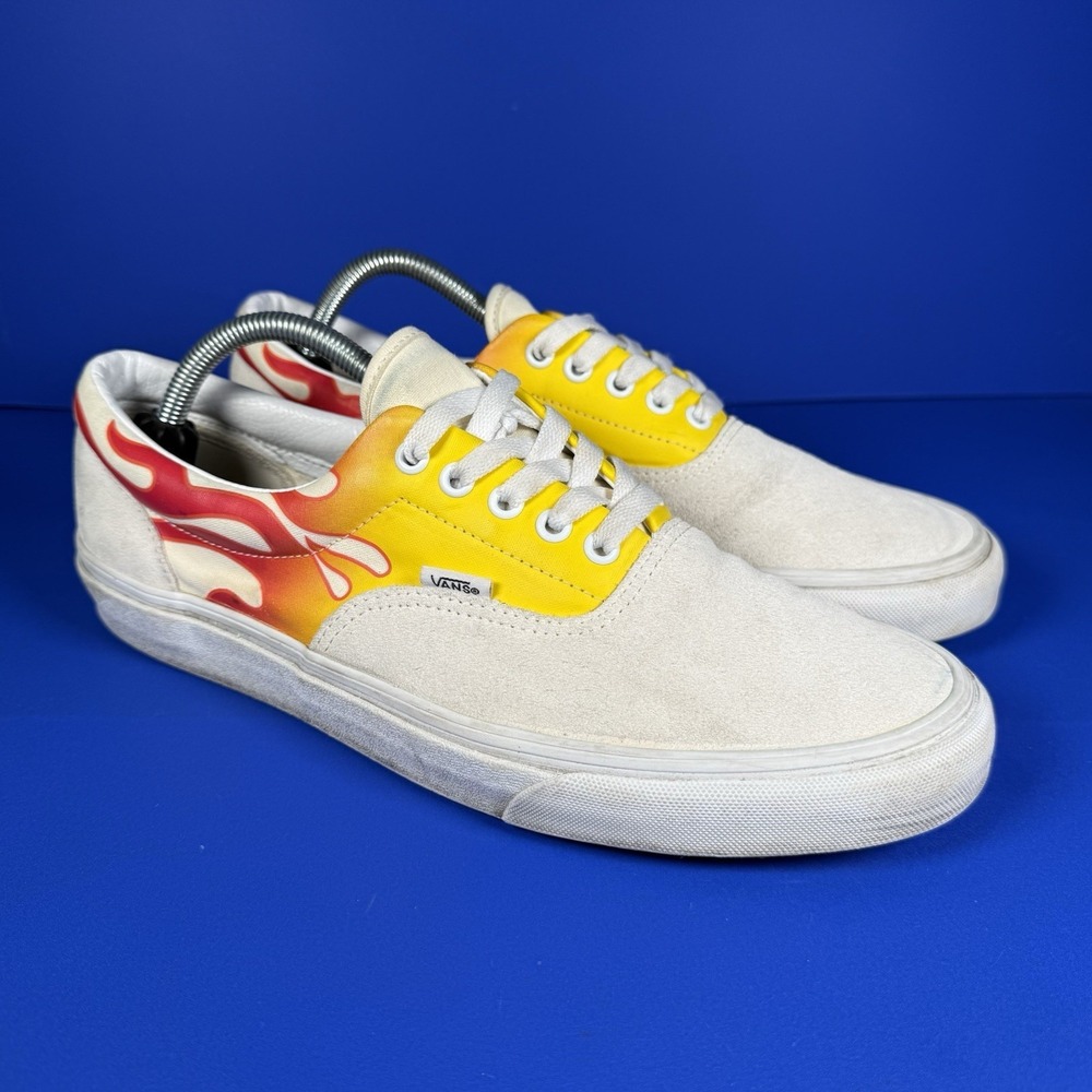 Vans Flames‎ Pack Era Mens Size 11 Skateboarding Casual Shoes Flames Retro Fire